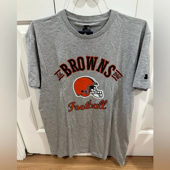 Starter NFL Cleveland Browns Gray Shirt - Picture 1 of 4